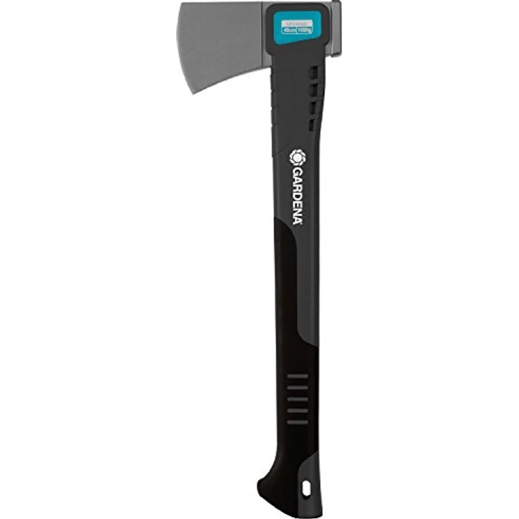 GARDENA Universalaxt 1000 A: Kleine Axt für das Fällen von kleinen Bäumen, Entasten und Spalten von Holz, Spezialbeschichtung, 45 cm (8714-48) – Bild 1