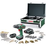 Bosch PSR 14,4 LI-2 (2 x 1,5 Ah) mit 241-tlg. Zubehör-Set