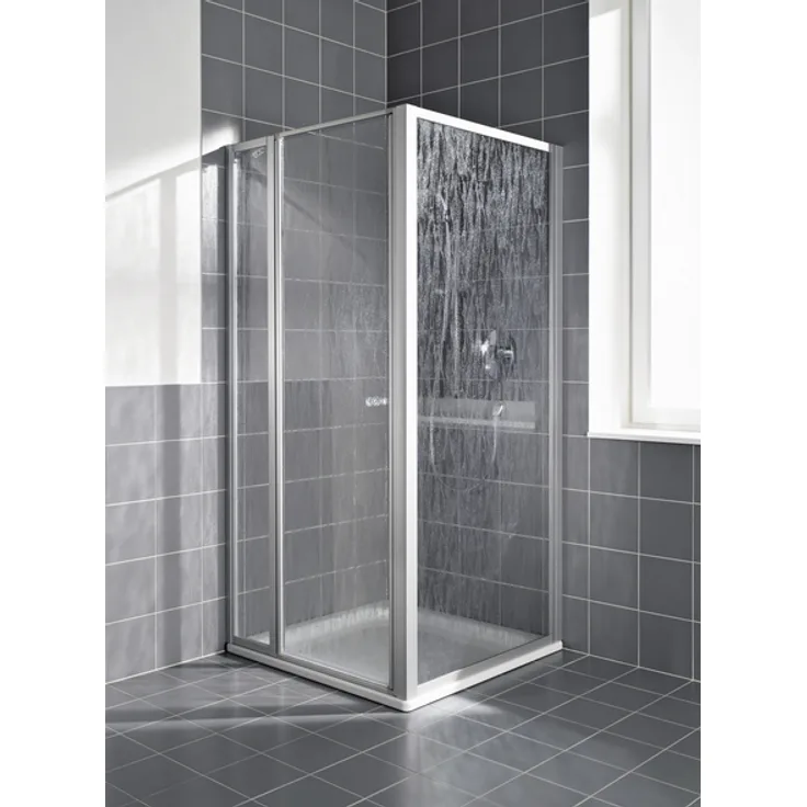 KERMI Seitenwand »Nova 2000«, B x H: 80 x 185 cm, Kunstglas