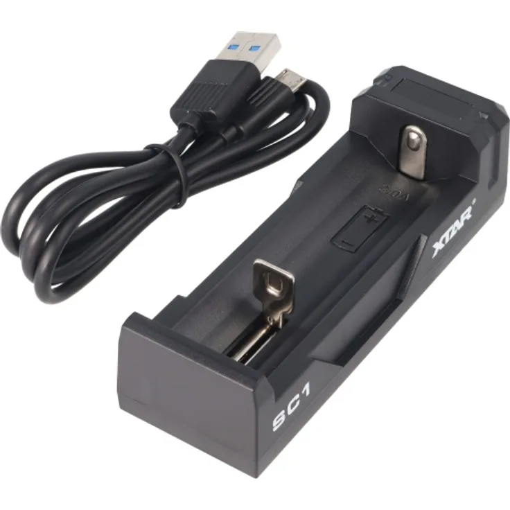 Schnell-Ladegerät für Li-ion Akku 3,6 - 3,7 Volt, lädt auch geschützte 20700, 21