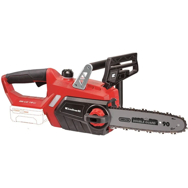 Einhell Akku-Kettensäge GE-LC 18 Li-Solo Power X-Change - Li-Ion, 18 V, 25 cm Schwertlänge, Rückschlagschutz, Kettenfangbolzen, ohne Akku und Ladegerät – Bild 1
