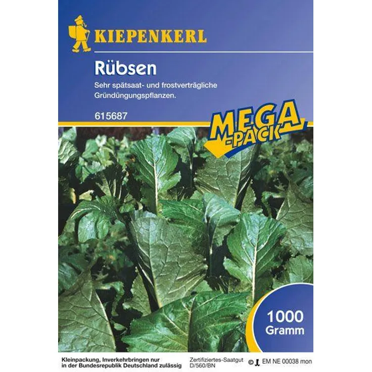 Kiepenkerl Rübsen Winterrübsen 1kg