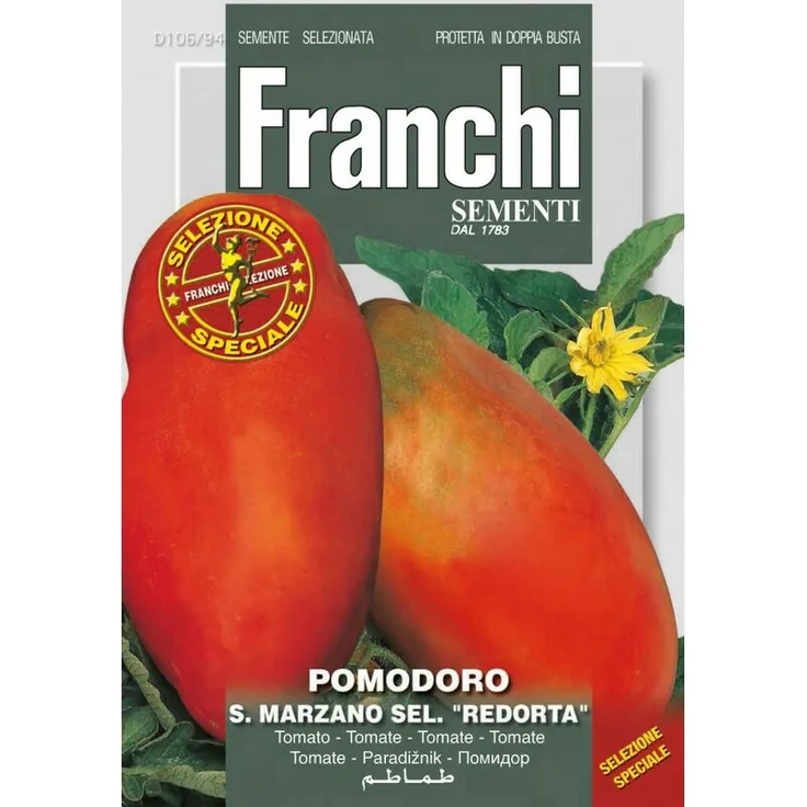 FRANCHI SEMENTI Tomatensamen - Tomate San Marzano Sel. Redorta von - Franchi Sementi
