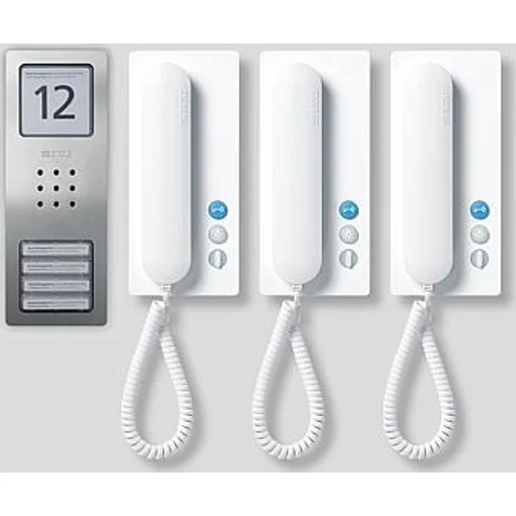 Siedle und Söhne SET CA 812-3 E, W Audio-Set Compact Edelstahl 210008740-00