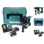 Makita DHR171RFJ 18 V 2-stufiger Brushless Akku Bohrhammer mit SDS Plus im Makpac + 2 x 3,0 Ah Akku + Ladegerät
