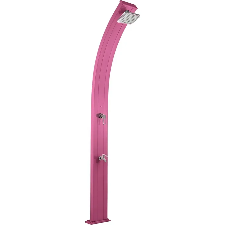FORMIDRA Solardusche 30L SPRING Aluminium Dusche Gartendusche Pooldusche pink