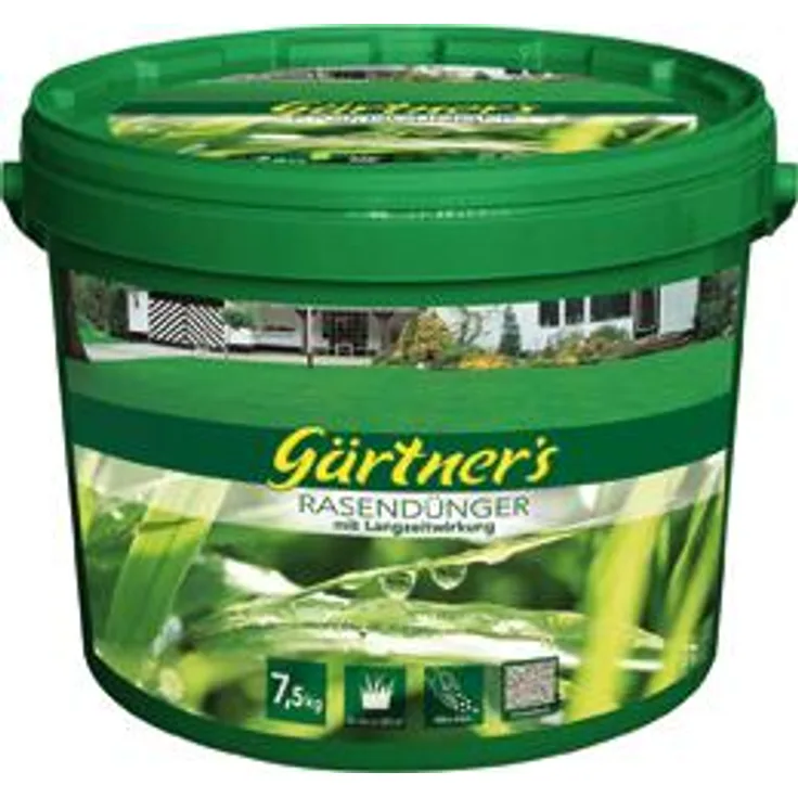 GPI Rasendünger m. Langzeitwirkung,7,5 kg (Lieferumfang: 2 Stück)
