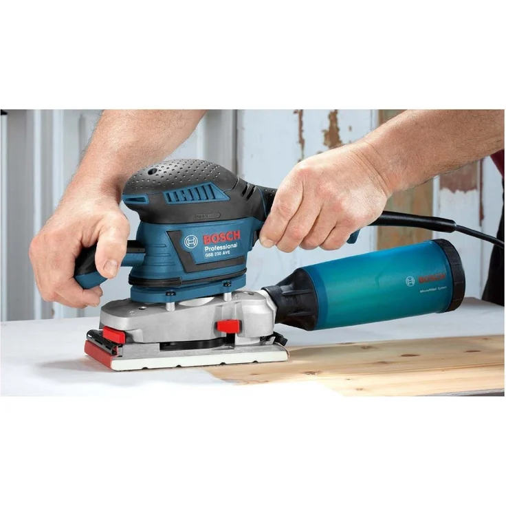 Bosch Professional Schwingschleifer GSS 230 AVE (Microfilterbox, Zusatzhandgriff, Karton, 300 Watt) – Bild 3