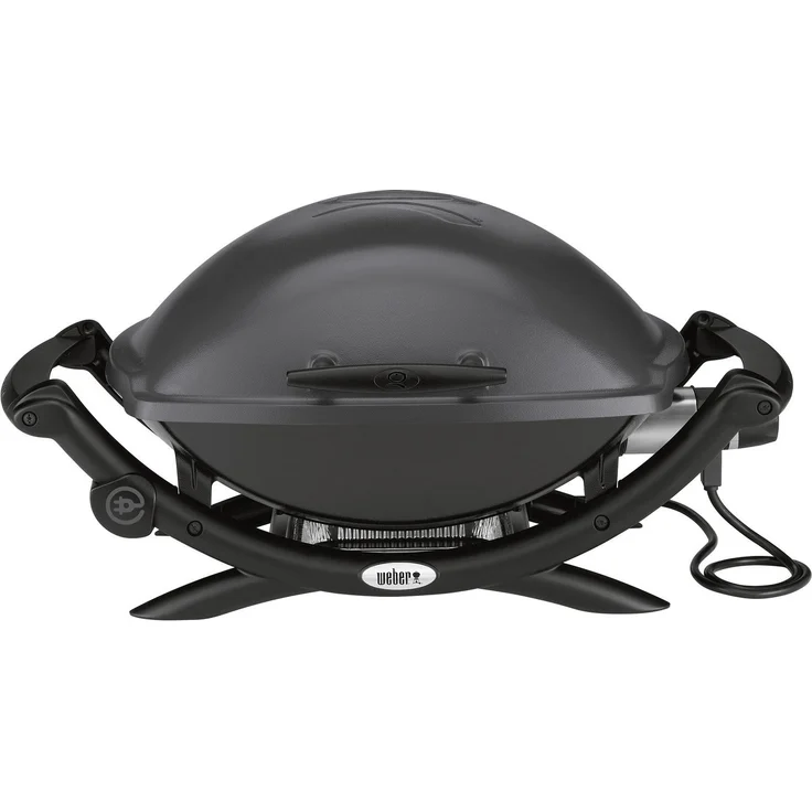 Weber Q 2400 Dark Gray Elektrogrill Tischgrill 2200 Watt, 4-5 Personen, 66 x 80 x 47,5 cm klein – Bild 1