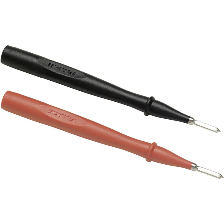 Fluke TP1-1 Sicherheits-Prüfspitzen-Set Steckanschluss 4mm CAT II 1000V Schwarz, Rot