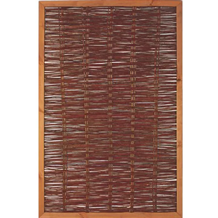 T & J Weidengeflechtzaun Fako mit Umlaufendem Rahmen 120 cm x 180 cm