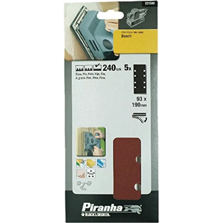 Piranha x31592-xj 240 g PSS 150 A 240E Stanzteile Quick Fit Dritte Tabelle