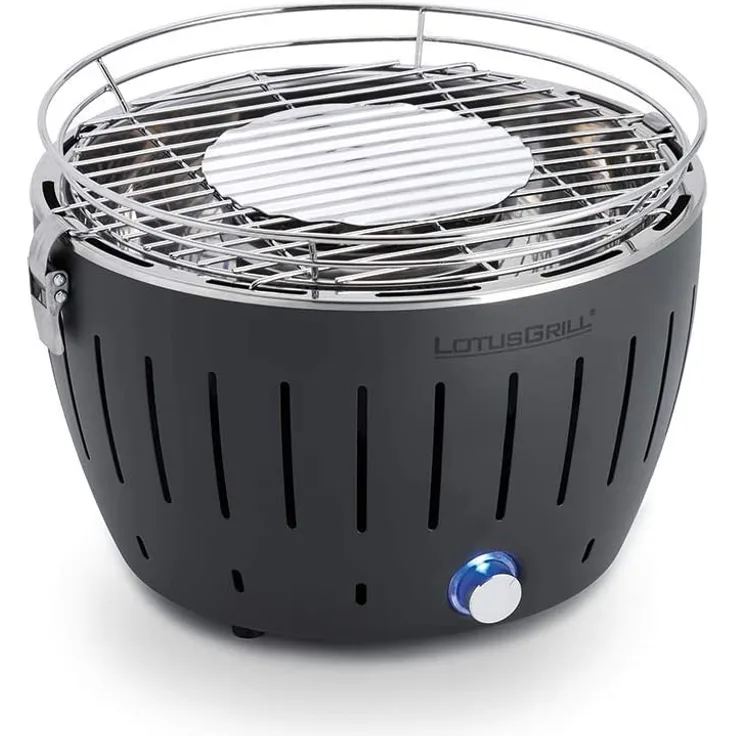 LotusGrill G280 Holzkohlegrill rauchfrei, anthrazit