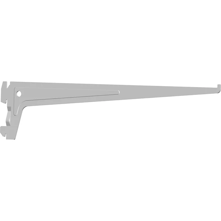 Element System 18133-00012 PRO-Träger Regalträger 1-reihig - 2 Stück - 7 Abmessungen - 3 Farben-L = 35 cm-weiß-für Regalsystem-Wandschiene – Bild 1