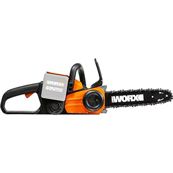 Worx WG368E.9 40V Akku Kettensäge, 30 cm Schnittlänge, Kettenschmierung, Geschwindigkeit 3,8 m-s, ohne Akku, Ladegerät und Zubehör
