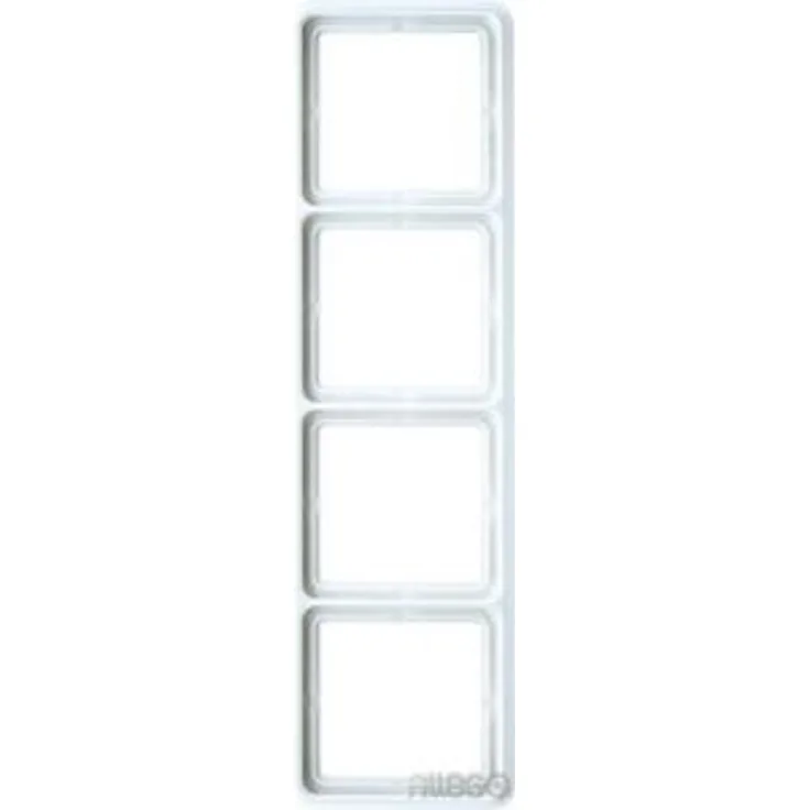 Jung Rahmen 4-fach aws waage/senkrecht CD 584 WW