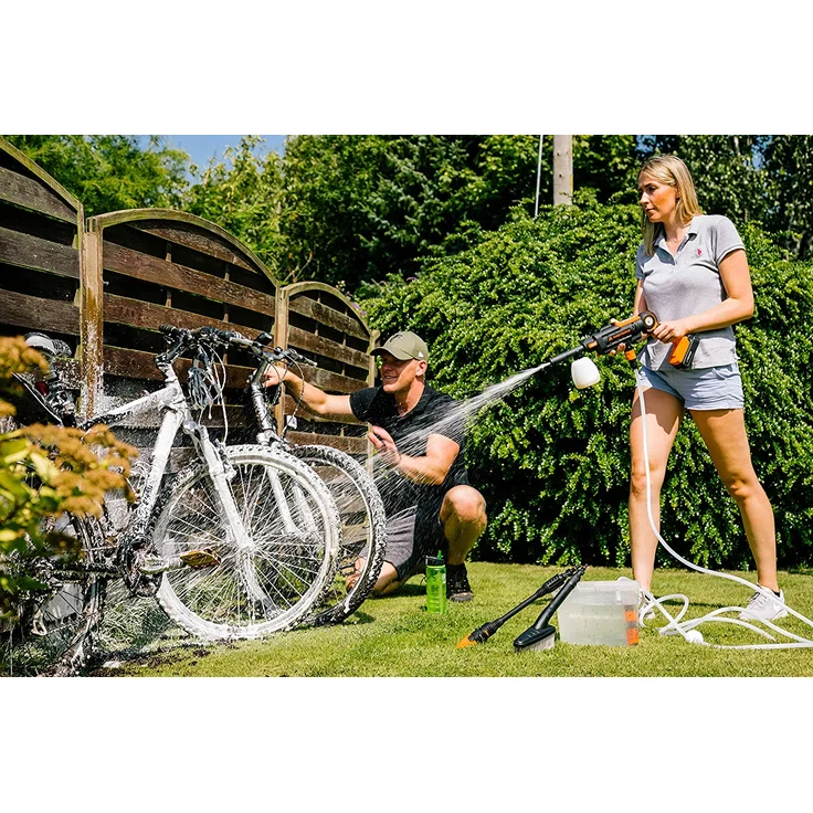 Yard Force AquaJet Akku-Hochdruckreiniger LW C02 für Bewässerung, Reinigung und Desinfektion, 20V - 2,5 Ah, max. 22 bar Druck, Durchflussmenge 180 L-h mit Faltbarer Eimer – Bild 8