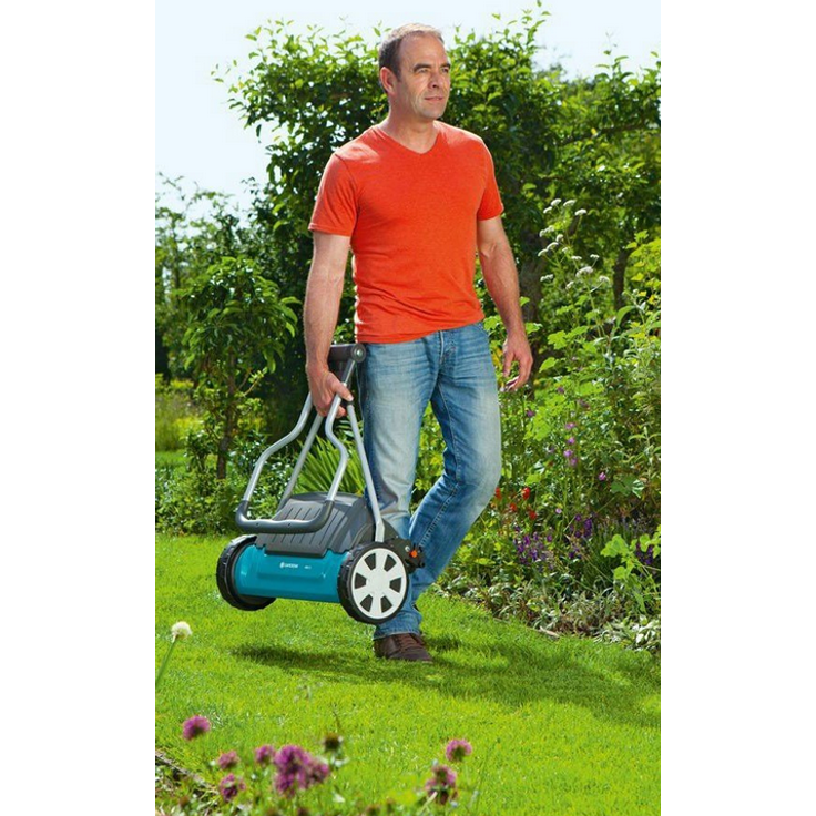GARDENA Comfort Spindelmäher 400 C: Handrasenmäher mit 40 cm Schnittbreite für bis zu 250 m² Rasenfläche, Messerwalze aus Qualitätsstahl, berührungslose Schneidetechnik - 4022-20 – Bild 3
