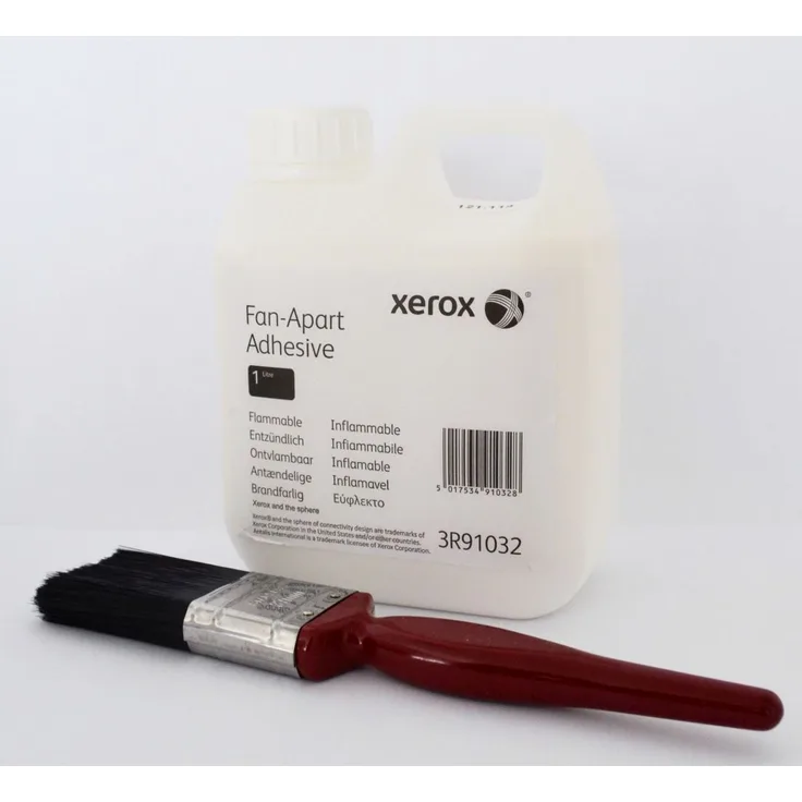 Xerox 003R91032 Selbsttrennleim für Selbstdurchschreibepapier 1 Liter Leim inklusiv 1 Pinsel