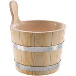 Sauna Holz Aufgusseimer 5 Liter