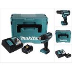 Makita DHP485RF1J Akku Schlagbohrschrauber 18 V 50 Nm Brushless + 1x Akku 3,0 Ah + Ladegerät + Makpac