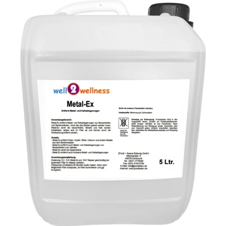 well2wellness Metal-Ex 5,0 l