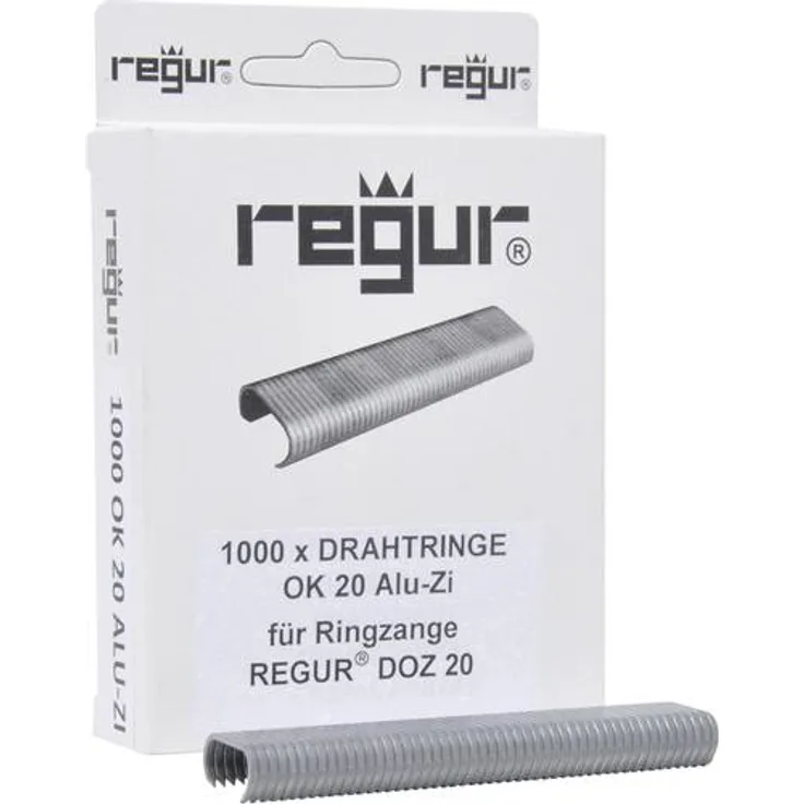 Regur OK 20 Drahtringe Alu-Zink 1000 St. 60715 Abmessungen L x B x H 10 x 90 x 23mm