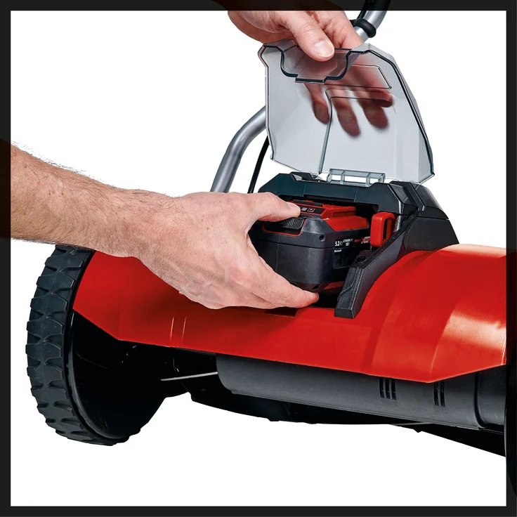 Einhell Akku-Spindelmäher GE-HM 18-38 Li-Solo Power X-Change - Li-Ion, 18 V, 38 cm Schnittbreite, 4-stufige Schnitthöhenverstellung, Mähspindel mit 5 Stahlmessern, ohne Akku und Ladegerät – Bild 7