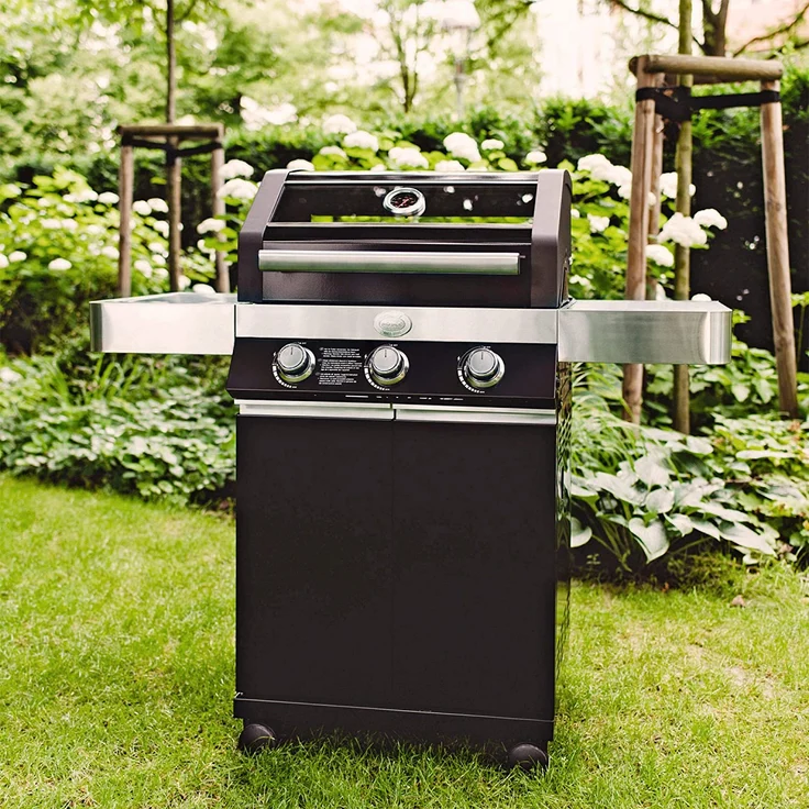 Rösle Gasgrill BBQ-Station Videro G3 Pure schwarz 25512, Maße 118 x 127 x 60 cm – Bild 7