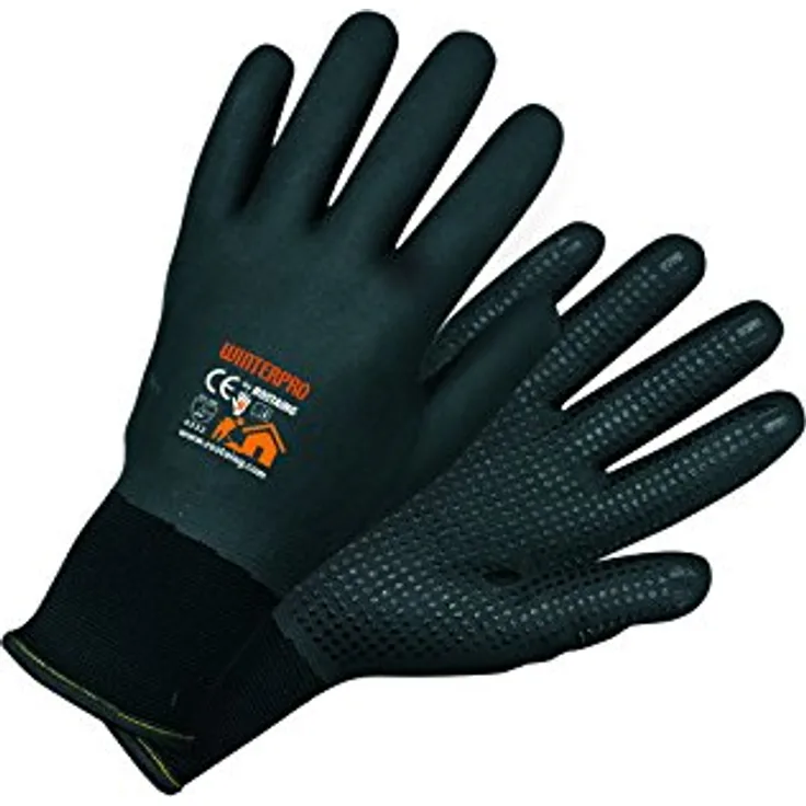 Rostaing WINTERPRO-IT09 Handschuhe, Schwarz, 9 Zoll