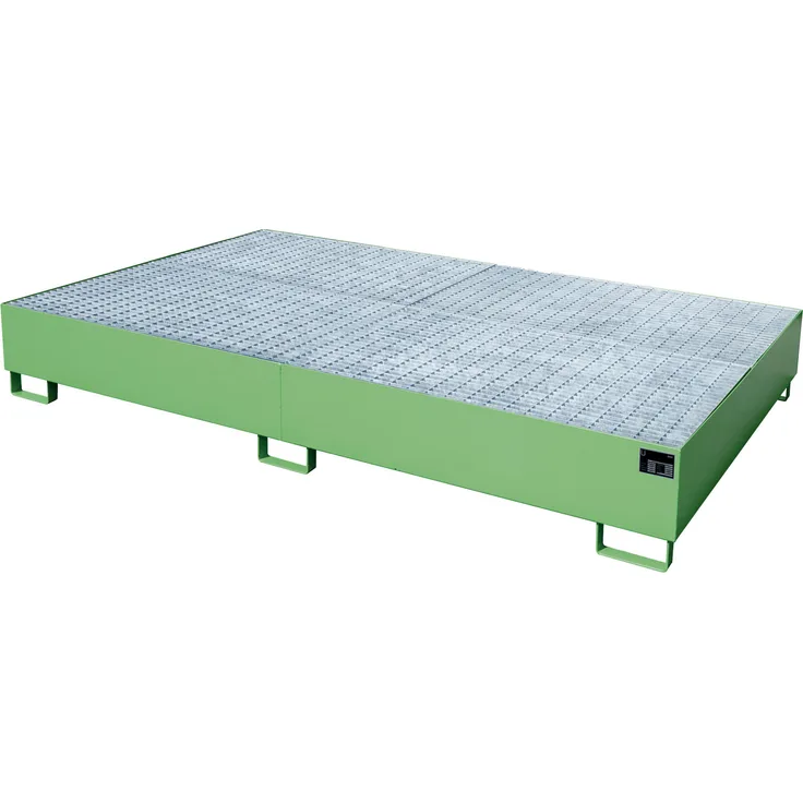 Bauer Auffangwanne AW 1000-10F, lackiert, Resedagrün