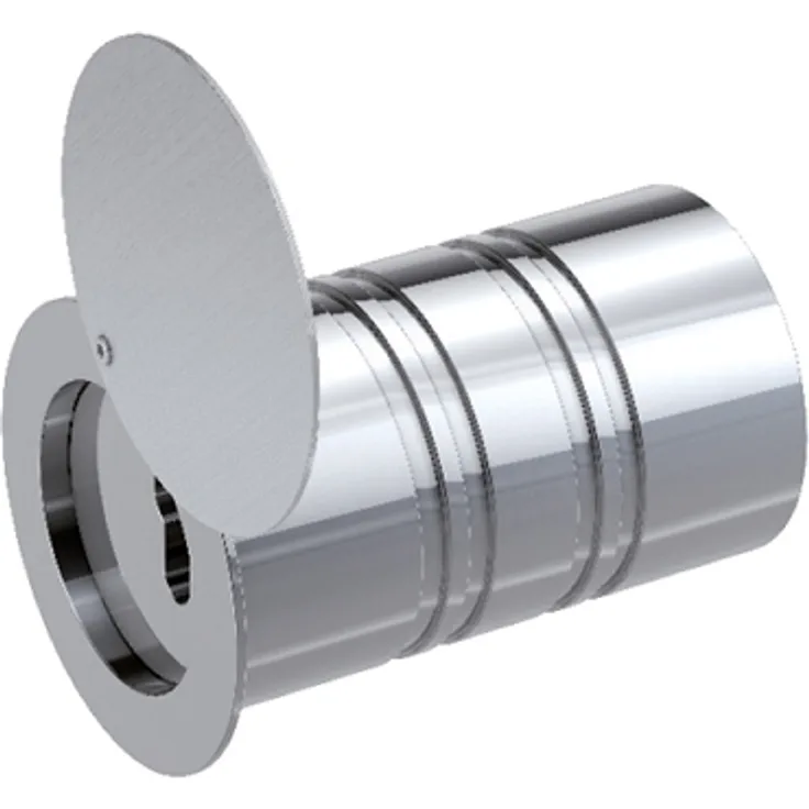 BASI - Rohrtresor - RT 103-S - Aluminium - Verschluss aus Edelstahl - mit Schutzklappe