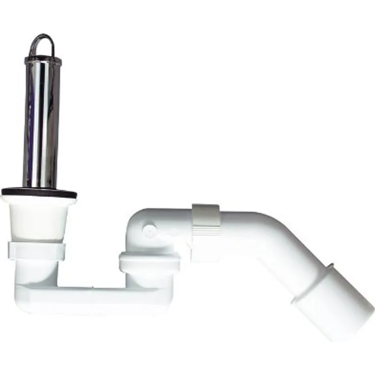 Cornat T323106 Standrohrventil mit flachem Geruchsverschluss, 1 1-2 Zoll, chrom