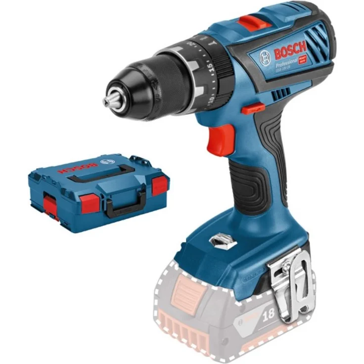 Bosch Professional 06019H4008 Akku Schlagbohrschrauber GSB 18V-28 (in L-BOXX),18 V – Bild 1