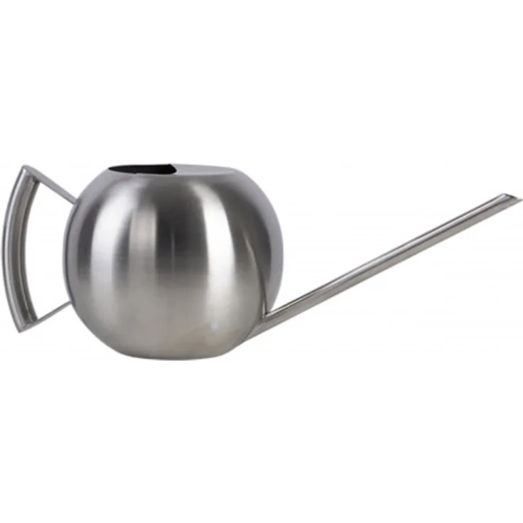 Esschert Design Gießkanne aus Edelstahl rund