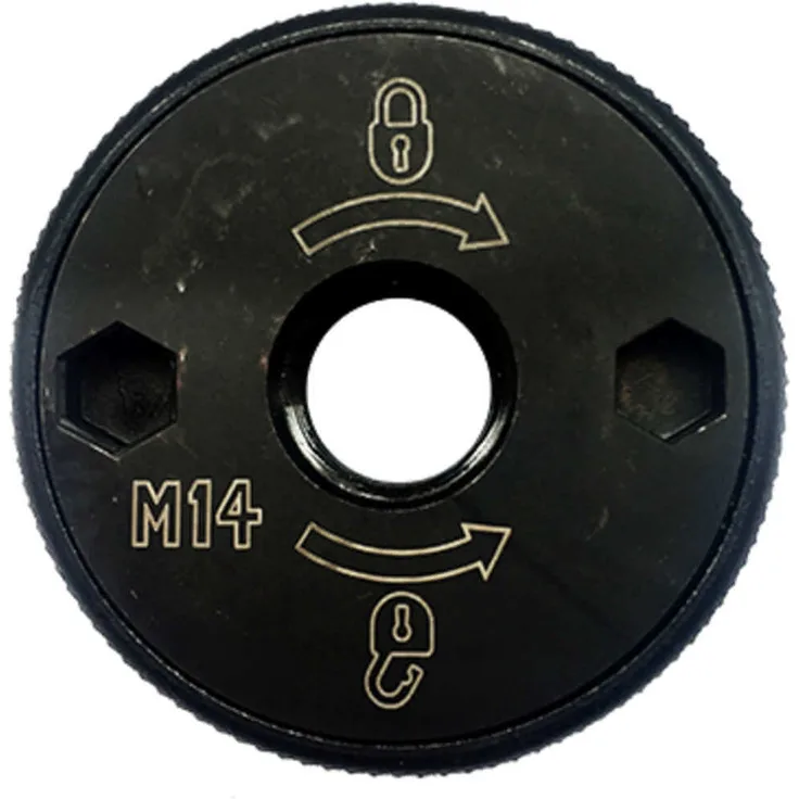 DeWALT Schnellspannmutter DT3559-QZ, für alle Winkelschleifer mit M14 Aufnahme, Scheibenwechsel in Sekunden, 12 mm Dicke - Preisvergleich