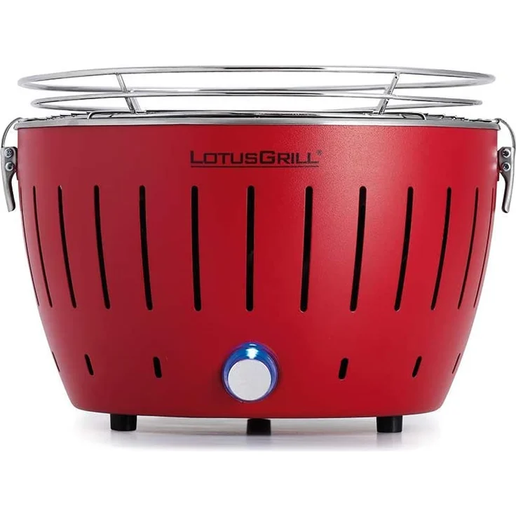 LotusGrill G 280 Modell 2019 Holzkohlegrill, Feuerrot, Maße 21 x 29 x 29 cm – Bild 1