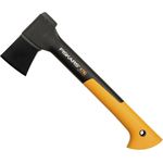 Fiskars Universalaxt X7-XS, Länge 354 mm, Antihaftbeschichtet, Hochwertiger Stahl-Klinge, Glasfaserverstärkter Kunststoff-Stiel, Schwarz-Orange