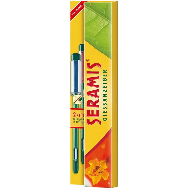 Seramis Gießanzeiger für alle Topfpflanzen, 2 Stück, Kein Batteriebetrieb, Kunststoff, Höhe: 16,2 cm, Gießanzeiger, Grün Bewässerungszubehör