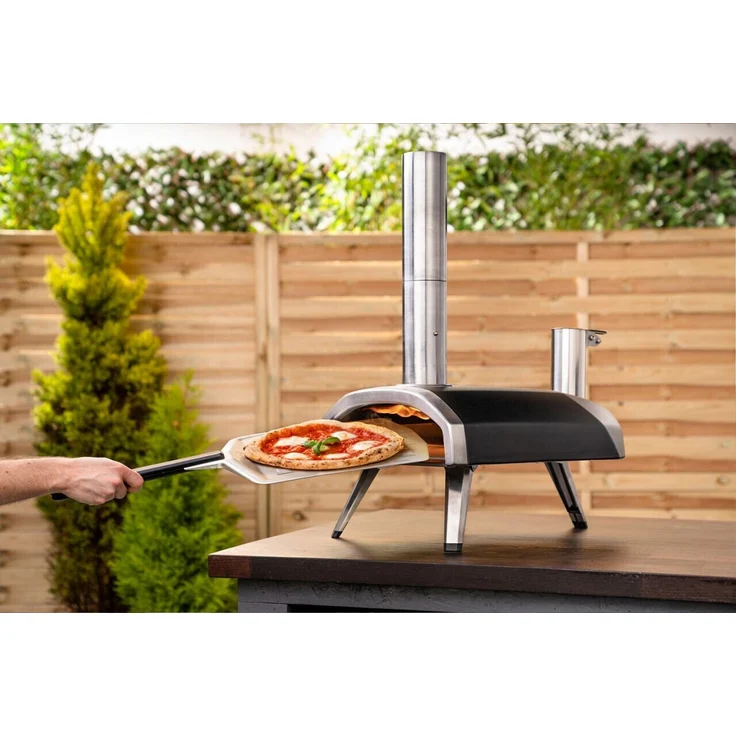 Ooni Fyra UU-P0AD00 Outdoor-Pizzaofen, Grillfläche 33 x 33 cm für 2-3 Personen – Bild 3