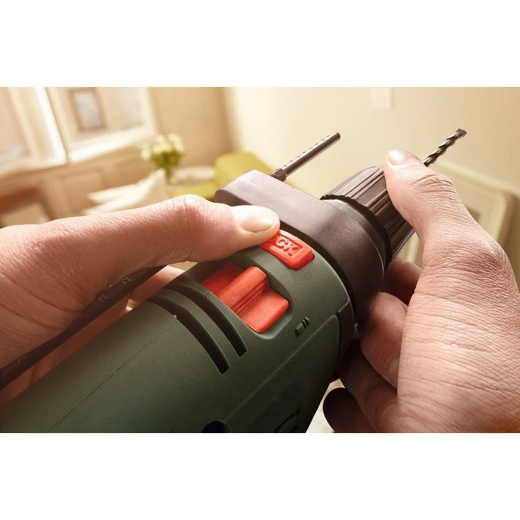Bosch Schlagbohrmaschine UniversalImpact 700 (Zusatzhandgriff, Tiefenanschlag, Koffer, 700 Watt) – Bild 3