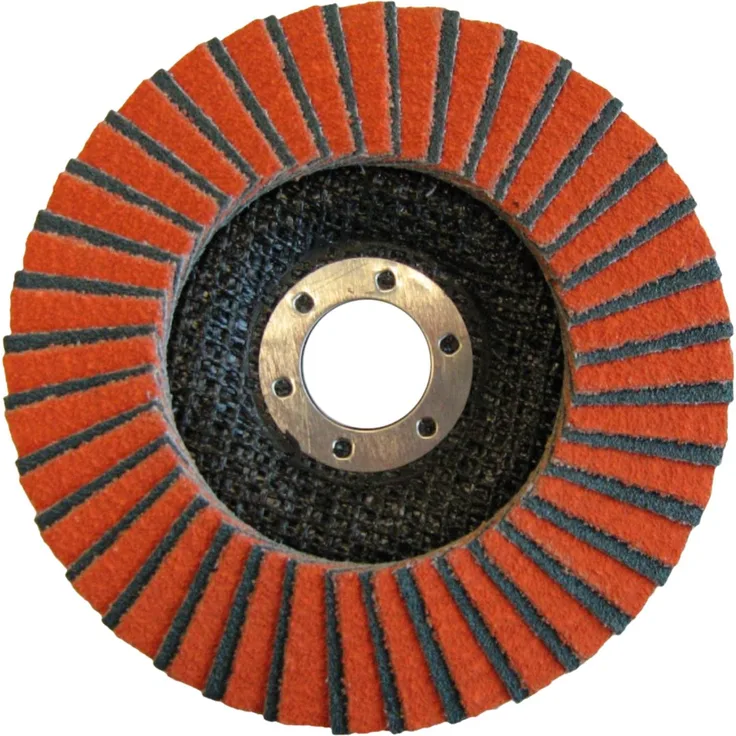 Norton Fächerscheibe, Körnung: 80, 12,5 x 2,2 cm, Orange