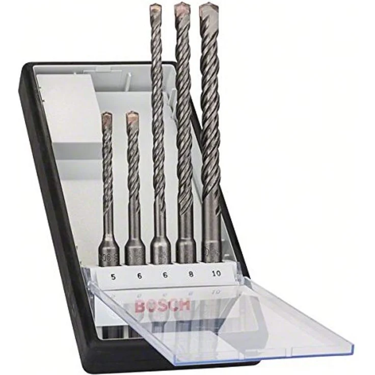 Bosch Professional 5tlg. Robust Line Hammerbohrer SDS Plus-5 Set (für Beton, Zubehör Borhammer) – Bild 1