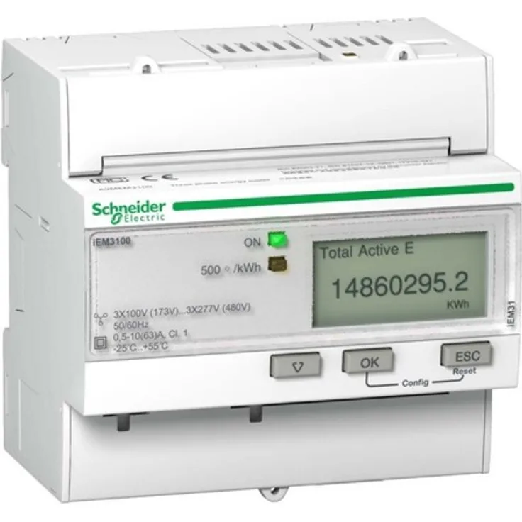 Schneider Electric Energiezähler IEM3100 3P+N 63A A9MEM3100