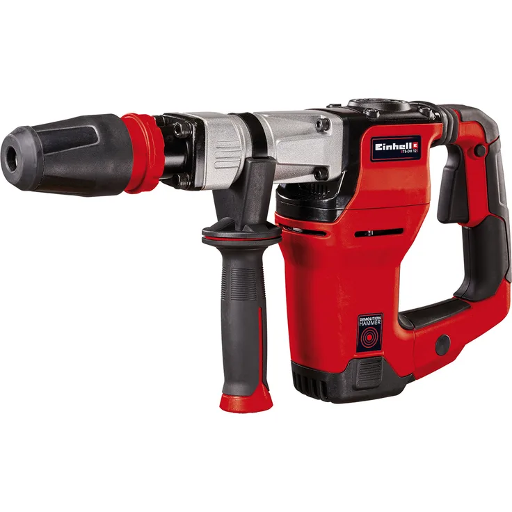 Einhell Abbruchhammer TE-DH 12 (1.050 W, Schlagzahl 4.100 U-min, 12 Joule, SDS-max-Werkzeugaufnahme, inkl. Spitz- und Flachmeißel, inkl. E-Box)