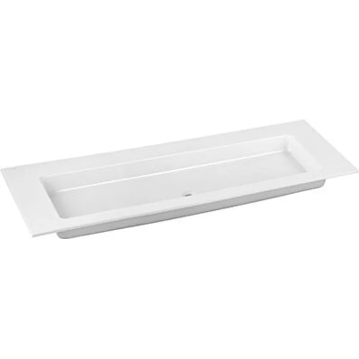 Keuco Royal 60 Einbauwaschtisch B:140,5xT:53,8cm ohne Hahnloch ohne Überlauf weiß 32160311400