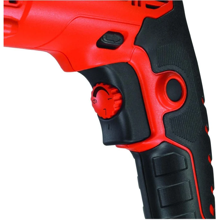Black+Decker 2-Gang Schlagbohrmaschine (910 W mit Koffer) KR911BK – Bild 2