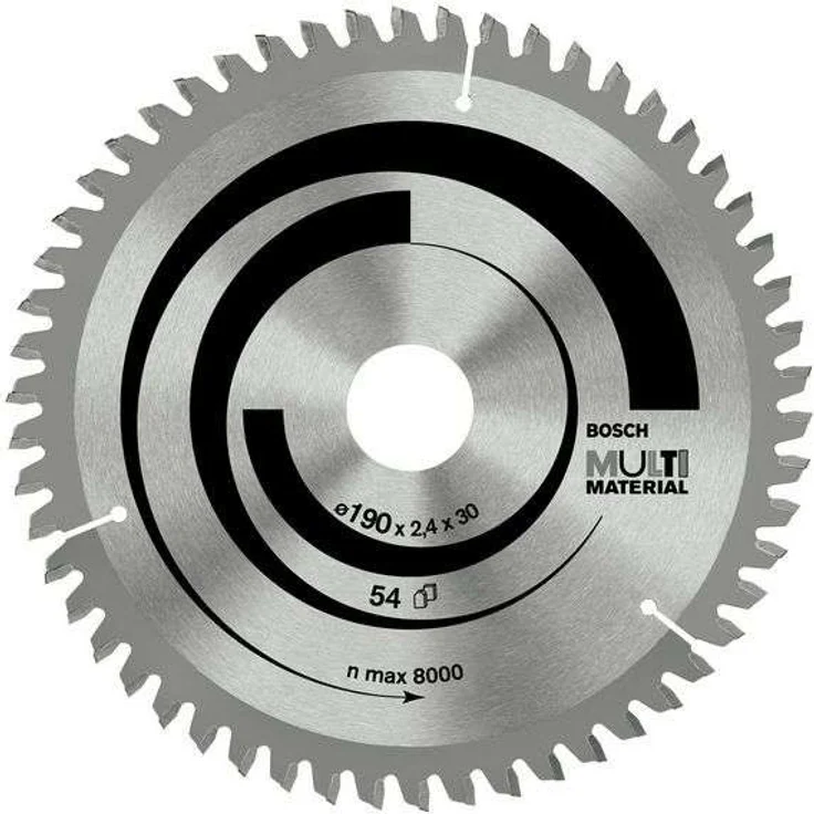 Bosch ProfessionalZubehör 2608640506 Kreissägeblatt Multi Material 184 x 30 x 2,4 mm, 48 – Bild 1