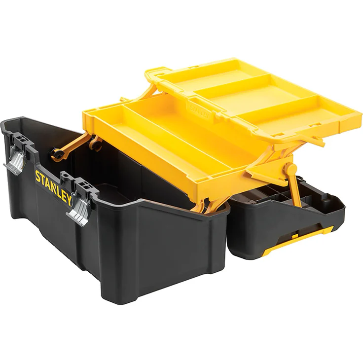 Stanley Essential 19'' Multi-Level Cantilever Werkzeugbox, 24l Volumen, Werkzeugkoffer – Bild 2
