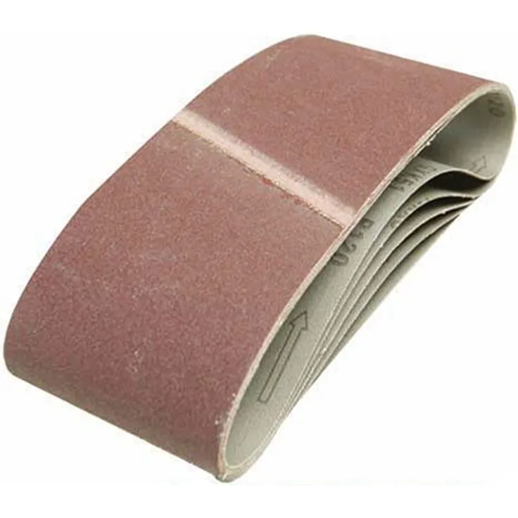 Silverline 196070 Schleifbänder, 100 x 610 mm, 5er-Pckg. 60er-Körnung